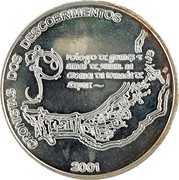 Portugal 1000 Escudos Gomes Eanes de Zurara. Pattern 2001  CRONISTAS DOS DESCOBRIMENTOS PROLOGO DE GOMES ANNES DE ZURARA. AA CRONICA DA TOMADA DE CEPTAZ 2001 coin reverse Portugal 1000 Escudos Gomes Eanes de Zurara. Pattern 2001  CRONISTAS DOS DESCOBRIMENTOS PROLOGO DE GOMES ANNES DE ZURARA. AA CRONICA DA TOMADA DE CEPTAZ 2001 coin reverse