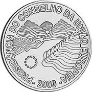 Portugal 1000 Escudos Presidency of the European Union 2000 KM# 724 PRESIDÊNCIA DO CONSELHO DA UNIÃO EUROPEIA 2000 coin reverse Portugal 1000 Escudos Presidency of the European Union 2000 KM# 724 PRESIDÊNCIA DO CONSELHO DA UNIÃO EUROPEIA 2000 coin reverse