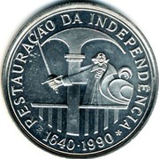 Portugal 100$00 350 Anniversary of the Restoration of Portuguese Independence 1990 KM# 651 RESTAURACÃO DA INDEPENDÊNCIA 1640 1990 INCM A.MARINHO coin reverse Portugal 100$00 350 Anniversary of the Restoration of Portuguese Independence 1990 KM# 651 RESTAURACÃO DA INDEPENDÊNCIA 1640 1990 INCM A.MARINHO coin reverse