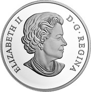 Canada 15 Dollars The Ox 2021 ELIZABETH II D G REGINA coin obverse