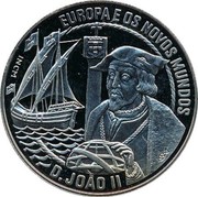 Portugal 2 1/2 ECU King John II 1992 X# 24 EUROPA E OD NOVOS MUNDOS INCM D. JOÃO II coin reverse Portugal 2 1/2 ECU King John II 1992 X# 24 EUROPA E OD NOVOS MUNDOS INCM D. JOÃO II coin reverse