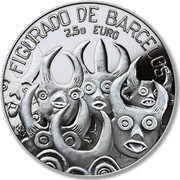 Portugal 2 1/2 Euro Figures of Barcelos 2016 INCM KM# 869 FIGURADO DE BARCELOS 2,50 EURO INCM BAIBA SIME coin obverse Portugal 2 1/2 Euro Figures of Barcelos 2016 INCM KM# 869 FIGURADO DE BARCELOS 2,50 EURO INCM BAIBA SIME coin obverse