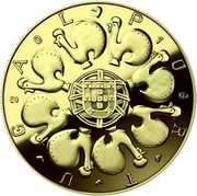 Portugal 2 1/2 Euro Figures of Barcelos 2016 INCM Proof KM# 869b P 1 O 6 R T U G 2 A 0 L coin reverse Portugal 2 1/2 Euro Figures of Barcelos 2016 INCM Proof KM# 869b P 1 O 6 R T U G 2 A 0 L coin reverse