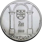 Portugal 2 1/2 Euro The Palace Square of Lisbon 2010 INCM Proof KM# 798a 2 1/2 EURO 2010 INCM PORTUGAL ISABEL C. F. BRANCO coin obverse Portugal 2 1/2 Euro The Palace Square of Lisbon 2010 INCM Proof KM# 798a 2 1/2 EURO 2010 INCM PORTUGAL ISABEL C. F. BRANCO coin obverse
