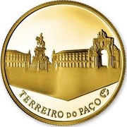 Portugal 2 1/2 Euro The Palace Square of Lisbon 2010 INCM Proof KM# 798b TERREIRO DO PAÇO coin reverse Portugal 2 1/2 Euro The Palace Square of Lisbon 2010 INCM Proof KM# 798b TERREIRO DO PAÇO coin reverse