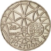 Portugal 2 1/2 Euro World Heritage - Hieronymites Monastery 2009 KM# 792 PORTUGAL 2009 2 1/2 EURO coin obverse Portugal 2 1/2 Euro World Heritage - Hieronymites Monastery 2009 KM# 792 PORTUGAL 2009 2 1/2 EURO coin obverse