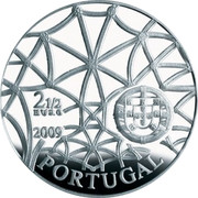 Portugal 2 1/2 Euro World Heritage - Hieronymites Monastery 2009 Proof KM# 792a 2 1/2 EURO 2009 PORTUGAL coin obverse Portugal 2 1/2 Euro World Heritage - Hieronymites Monastery 2009 Proof KM# 792a 2 1/2 EURO 2009 PORTUGAL coin obverse