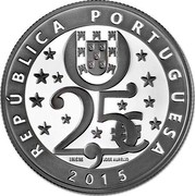 Portugal 2,5 € Climate Change 2015 Proof KM# 864a REPÚBLICA PORTUGUESA 2,5€ 2015 INCM JOSÉ AURÉLIO coin obverse Portugal 2,5 € Climate Change 2015 Proof KM# 864a REPÚBLICA PORTUGUESA 2,5€ 2015 INCM JOSÉ AURÉLIO coin obverse