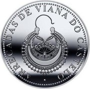Portugal 2,5 Euro Earrings of Viana do Castelo 2013 KM# 852 ARRECADAS DE VIANA DE CASTELO coin reverse Portugal 2,5 Euro Earrings of Viana do Castelo 2013 KM# 852 ARRECADAS DE VIANA DE CASTELO coin reverse