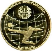 Portugal 2,5 EURO Football World Cup Brazil 2014 INCM Proof KM# 840b REPÚBLICA PORTUGUESA INCM - HUGO MACIEL 2,5 EURO coin obverse Portugal 2,5 EURO Football World Cup Brazil 2014 INCM Proof KM# 840b REPÚBLICA PORTUGUESA INCM - HUGO MACIEL 2,5 EURO coin obverse