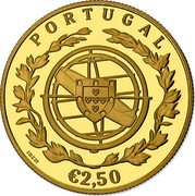 Portugal 2,50 Euro 100th Anniversary of the Virgin Mary in Fatima 2017 INCM Proof KM# 874b PORTUGAL €2,50 INCM coin obverse Portugal 2,50 Euro 100th Anniversary of the Virgin Mary in Fatima 2017 INCM Proof KM# 874b PORTUGAL €2,50 INCM coin obverse