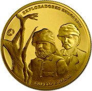 Portugal 2,50 Euro Capelo and Ivens 2011 Proof KM# 806b EXPLORADORES EUROPEUS CAPELO E IVENS coin reverse