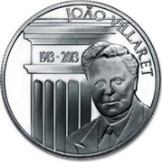 Portugal 2,50 Euro Centenary Of The Birth Of Joao Villaret 2013 Proof KM# 853a JOÃO VILLARET 1913 - 2013 coin reverse Portugal 2,50 Euro Centenary Of The Birth Of Joao Villaret 2013 Proof KM# 853a JOÃO VILLARET 1913 - 2013 coin reverse