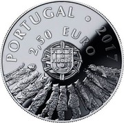 Portugal 2,50 Euro Ethnographic Treasures - Caretos from Tras os Montes 2017 INCM KM# 875 PORTUGAL 2017 2,50 EURO coin obverse Portugal 2,50 Euro Ethnographic Treasures - Caretos from Tras os Montes 2017 INCM KM# 875 PORTUGAL 2017 2,50 EURO coin obverse