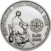Portugal 2,50 Euro Jose Malhoa 2012 KM# 815 REPÚBLICA PORTUGUESA 2012 2,50 EURO INCM P.LOURENÇO coin obverse Portugal 2,50 Euro Jose Malhoa 2012 KM# 815 REPÚBLICA PORTUGUESA 2012 2,50 EURO INCM P.LOURENÇO coin obverse