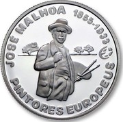 Portugal 2,50 Euro Jose Malhoa 2012 Proof KM# 815a JOSÉ MALHOA 1855-1933 PINTORES EUROPEUS coin reverse