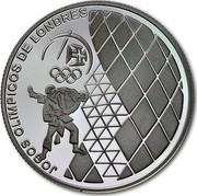 Portugal 2,50 Euro London Olympic Games 2012 KM# 816 JOGOS OLÍMPICOS DE LONDRES coin reverse Portugal 2,50 Euro London Olympic Games 2012 KM# 816 JOGOS OLÍMPICOS DE LONDRES coin reverse