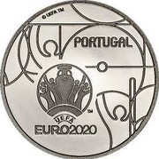 Portugal 2,50 Euro UEFA EURO 2020 CHAMPIONSHIP 2020 INCM proof UEFA TM PORTUGAL UEFA EURO2020 coin reverse Portugal 2,50 Euro UEFA EURO 2020 CHAMPIONSHIP 2020 INCM proof UEFA TM PORTUGAL UEFA EURO2020 coin reverse