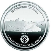 Portugal 2,50 Euro World Heritage - Porto 2008 Proof KM# 824a PATRIMÓNIO MUNDIAL UNESCO INCM CENTRO HISTÓRICO DO PORTO coin reverse