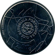 Portugal 2,50 € World Heritage - Coa Valley 2010 INCM KM# 801 REPÚBLICA PORTUGUESA 2010 2,50 € INCM A. MARINHO coin obverse Portugal 2,50 € World Heritage - Coa Valley 2010 INCM KM# 801 REPÚBLICA PORTUGUESA 2010 2,50 € INCM A. MARINHO coin obverse