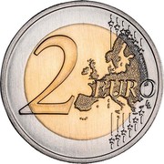 Portugal 2 Euro (250th Anniversary of the Botanical Garden of Ajuda) 2 EURO LL coin reverse Portugal 2 Euro (250th Anniversary of the Botanical Garden of Ajuda) 2 EURO LL coin reverse