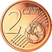 Portugal 2 Euro Cent Royal Seal 2008 Proof KM# 741 2 EURO CENT LL coin reverse Portugal 2 Euro Cent Royal Seal 2008 Proof KM# 741 2 EURO CENT LL coin reverse
