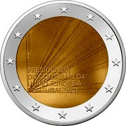 Portugal 2 Euro (Presidency of the Council of the European Union) PRESIDÊNCIA DO CONSELHO DA UNlÃO EUROPEIA PORTUGAL 2021 CASA DA MOEDA coin obverse Portugal 2 Euro (Presidency of the Council of the European Union) PRESIDÊNCIA DO CONSELHO DA UNlÃO EUROPEIA PORTUGAL 2021 CASA DA MOEDA coin obverse