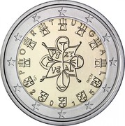 Portugal 2 Euro Second Map 2014 Proof KM# 767 P O R T U G A L PO RT VG AL VS INCM 2 0 0 9 coin obverse Portugal 2 Euro Second Map 2014 Proof KM# 767 P O R T U G A L PO RT VG AL VS INCM 2 0 0 9 coin obverse