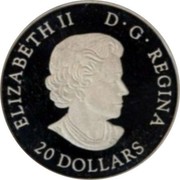 Canada 20 Dollars The Beloved Maple Leaf 2020 Proof 20 DOLLARS ELIZABETH II D G REGINA coin obverse Canada 20 Dollars The Beloved Maple Leaf 2020 Proof 20 DOLLARS ELIZABETH II D G REGINA coin obverse