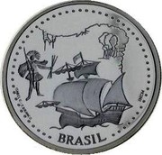 Portugal 200 Esc Brazil Exploration 1999 KM# 718a BRASIL INCM ISABEL C. F.BRANCO coin reverse Portugal 200 Esc Brazil Exploration 1999 KM# 718a BRASIL INCM ISABEL C. F.BRANCO coin reverse