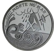 Portugal 200 Esc Death on the Sea 1999 INCM KM# 716a MORTE NO MAR coin reverse Portugal 200 Esc Death on the Sea 1999 INCM KM# 716a MORTE NO MAR coin reverse