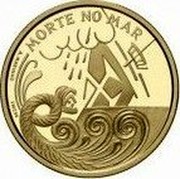 Portugal 200 Esc Death on the Sea 1999 INCM Proof KM# 716b MORTE NO MAR coin reverse Portugal 200 Esc Death on the Sea 1999 INCM Proof KM# 716b MORTE NO MAR coin reverse