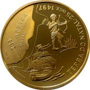 Portugal 200 Esc Discovery of Natal 1998 Proof KM# 710b AFRICA NATAL INCM A. MARINHO TERRA DO NATAL 25 DEZ. 1497 coin reverse Portugal 200 Esc Discovery of Natal 1998 Proof KM# 710b AFRICA NATAL INCM A. MARINHO TERRA DO NATAL 25 DEZ. 1497 coin reverse