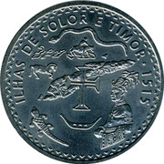 Portugal 200 Esc Discovery of Solor and Timor Islands 1995 KM# 683 ILHAS DE SOLOR E TIMOR 1515 coin reverse Portugal 200 Esc Discovery of Solor and Timor Islands 1995 KM# 683 ILHAS DE SOLOR E TIMOR 1515 coin reverse
