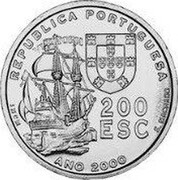 Portugal 200 Esc Ferdinand Magellan's First Trip around the World 2000 Proof KM# 731b REPUBLICA PORTUGUESA VICTORIA 200 ESC INCM ANO 2000 S.MACHADO coin obverse Portugal 200 Esc Ferdinand Magellan's First Trip around the World 2000 Proof KM# 731b REPUBLICA PORTUGUESA VICTORIA 200 ESC INCM ANO 2000 S.MACHADO coin obverse