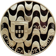 Portugal 200 Escudos Presidency of the European Community 1992 KM# 663a 200 ESCUDOS INCM REPÚBLICA PORTUGUESA ISABEL C. F. BRANCO coin obverse Portugal 200 Escudos Presidency of the European Community 1992 KM# 663a 200 ESCUDOS INCM REPÚBLICA PORTUGUESA ISABEL C. F. BRANCO coin obverse