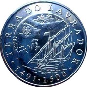 Portugal 200 Escudos Terra do Lavrador 2000 KM# 728a TERRA DO LAVRADOR 1491 1500 coin reverse Portugal 200 Escudos Terra do Lavrador 2000 KM# 728a TERRA DO LAVRADOR 1491 1500 coin reverse