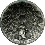 Canada 25 Dollars The Library of Parliament. Piedfort 2016 Proof KM# 2219 1876 CANADA 2016 coin reverse Canada 25 Dollars The Library of Parliament. Piedfort 2016 Proof KM# 2219 1876 CANADA 2016 coin reverse