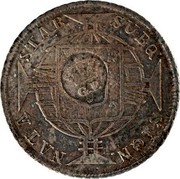 Portugal 300 Reis ND (1887)  Azores SUBQ SIGN NATA STAB coin obverse Portugal 300 Reis ND (1887)  Azores SUBQ SIGN NATA STAB coin obverse