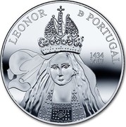 Portugal 5 Euro 580th Anniversary of the Birth of Eleanor 2014 KM# 847 LEONOR D PORTUGAL 1434 1467 coin reverse Portugal 5 Euro 580th Anniversary of the Birth of Eleanor 2014 KM# 847 LEONOR D PORTUGAL 1434 1467 coin reverse
