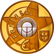 Portugal 5 Euro Glass and Iron Ages 2017 INCM Proof PORTUGAL E coin obverse Portugal 5 Euro Glass and Iron Ages 2017 INCM Proof PORTUGAL E coin obverse