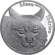 Portugal 5 Euro Iberian Lynx 2016 INCM Proof LINCE IBERICO coin reverse Portugal 5 Euro Iberian Lynx 2016 INCM Proof LINCE IBERICO coin reverse