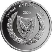 Cyprus 5 Euro Leda and the Swan 2020  Proof CYPRUS ΚΥΠΡΟΣ KIBRIS 2020 1960 coin obverse