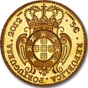 Portugal 5 Euro Numismatic Treasurers - Joao V 2012 Proof KM# 817a 5€ REPÚBLICA PORTUGUESA 2012 INCM R. VASQUEZ coin reverse