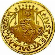 Portugal 5 Euro Numismatic Treasurers - Justo of John II 2010 INCM Proof KM# 802a IVSTUS VT PALMA FLOREBIT coin reverse