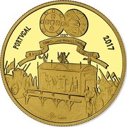 Portugal 5 Euro Queens of Europe - D. Maria Barbara 2017 INCM Proof KM# 876b PORTVGAL 2017 1727 ELVAS TROCAS DAS PRINCESAS BADAJOZ RIO GAIA coin reverse Portugal 5 Euro Queens of Europe - D. Maria Barbara 2017 INCM Proof KM# 876b PORTVGAL 2017 1727 ELVAS TROCAS DAS PRINCESAS BADAJOZ RIO GAIA coin reverse