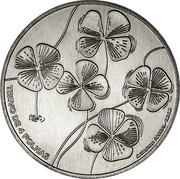 Portugal 5 Euro The Four Leaf Clover 2018 INCM TREVO DE 4 FOLHAS CATARINA SOBRAL - INCM coin reverse