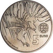 Portugal 5 Euro The Imperial Eagle 2018 INCM 5 EURO INCM - ANDRÉ CARRILHO coin obverse Portugal 5 Euro The Imperial Eagle 2018 INCM 5 EURO INCM - ANDRÉ CARRILHO coin obverse