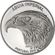 Portugal 5 Euro The Imperial Eagle 2018 INCM Proof ÁGUIA IMPERIAL PORTUGAL 2018 coin reverse