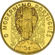 Portugal 5 Euro The Modernism - Almada Negreiros 2016 INCM Proof PORTUGAL 2016 E R. VASQUEZ INCM coin reverse Portugal 5 Euro The Modernism - Almada Negreiros 2016 INCM Proof PORTUGAL 2016 E R. VASQUEZ INCM coin reverse